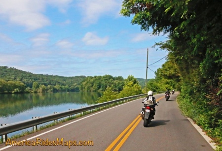 US 129 - view along the lake