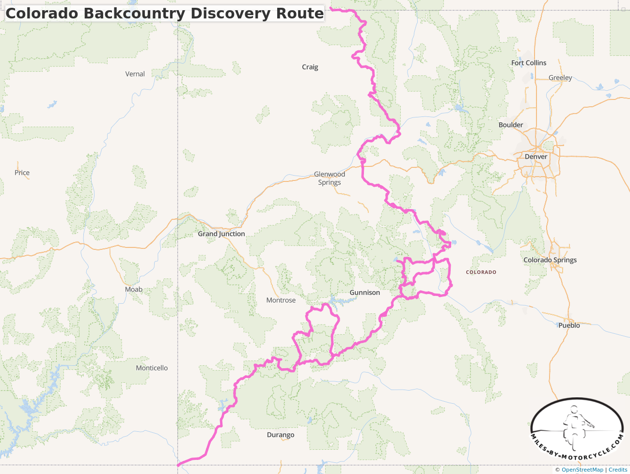 Colorado Backcountry Discovery Route