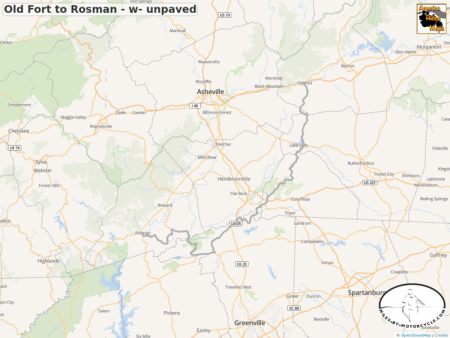 Old Fort to Rosman - w- unpaved
