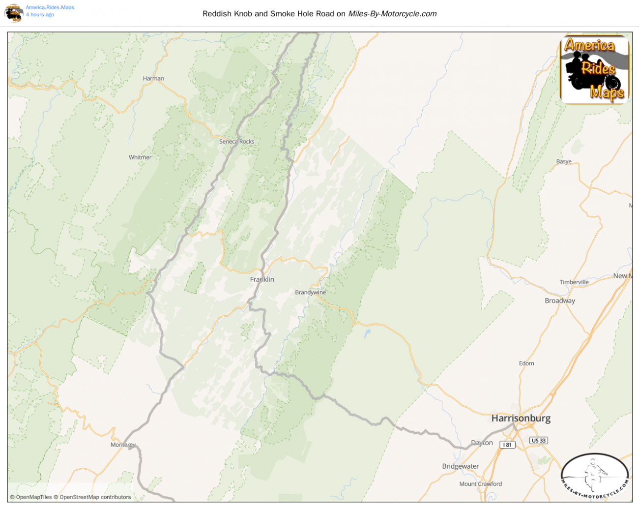 Reddish Knob and Smoke Hole Road