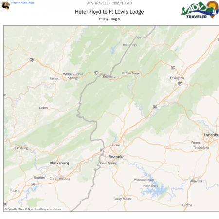 Hotel Floyd to Ft Lewis Lodge