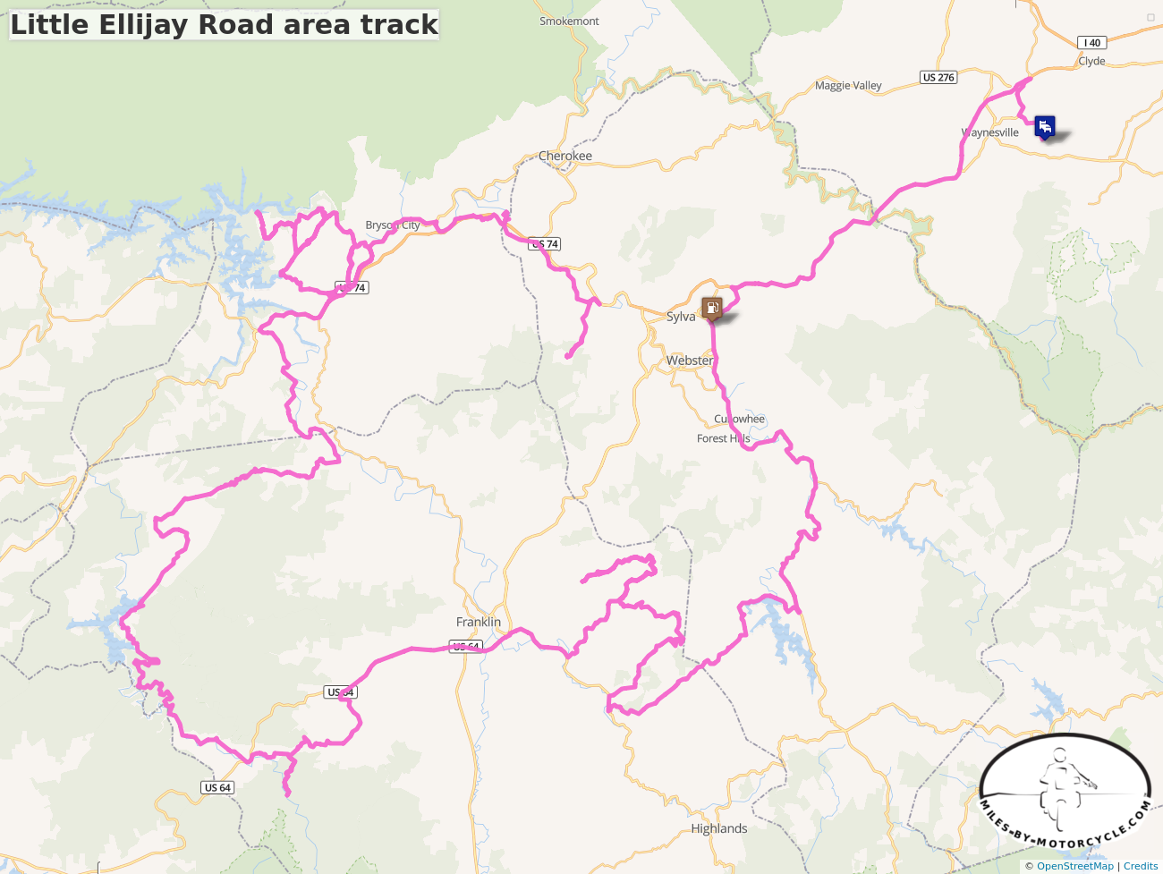 Little Ellijay Road area track