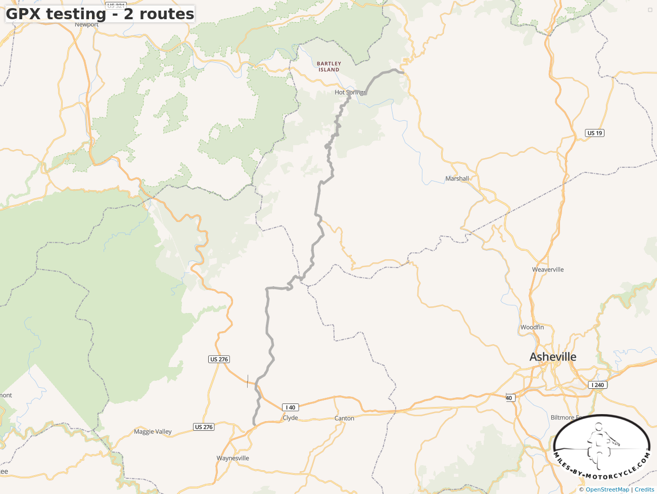 GPX testing - 2 routes
