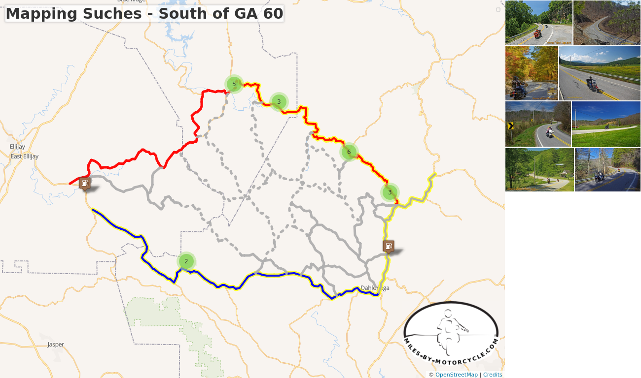 Mapping Suches - South of GA 60