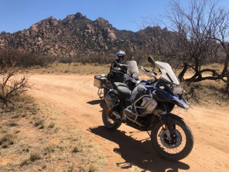 Exploring the trails near the Dragoons
