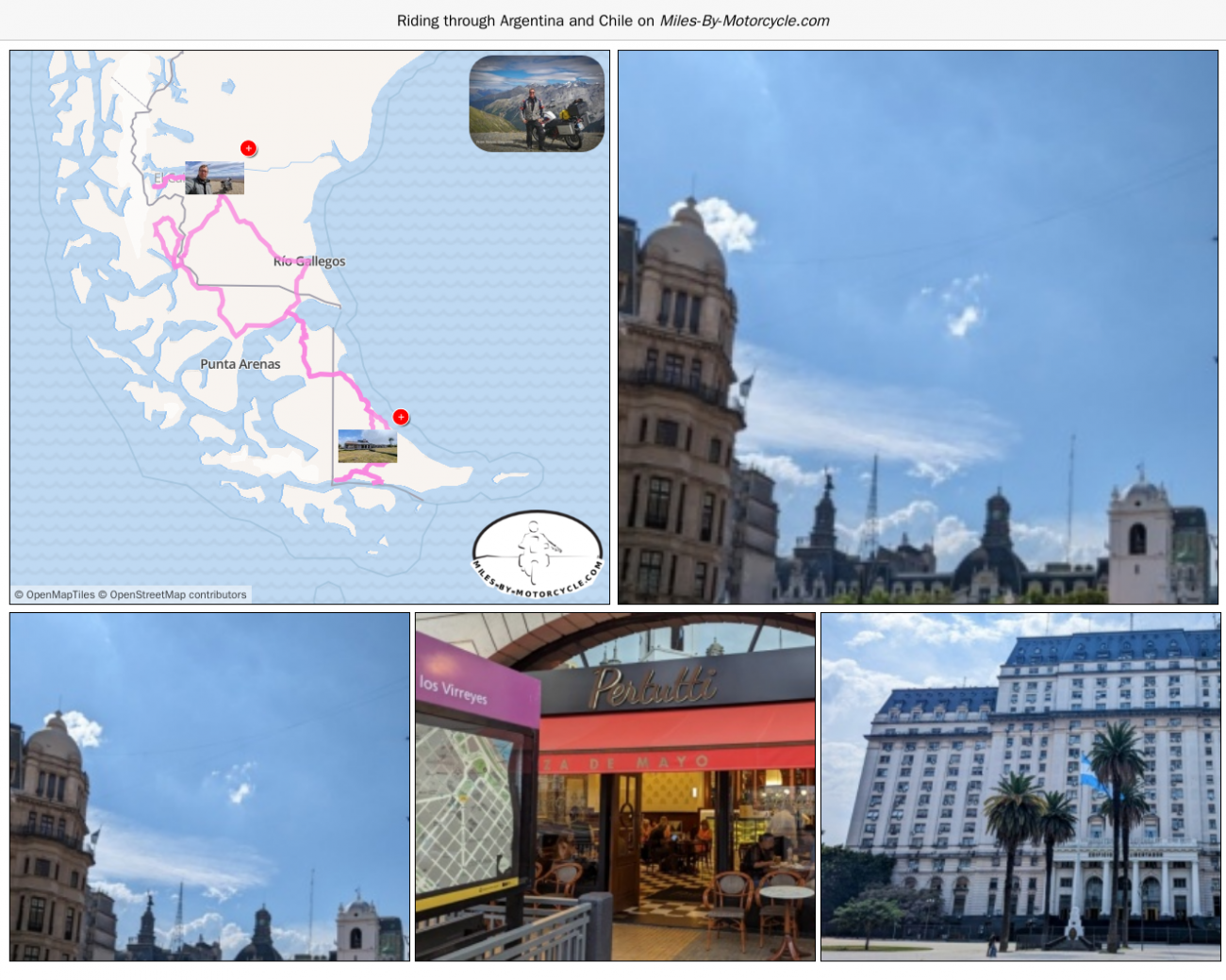 Riding through Argentina and Chile