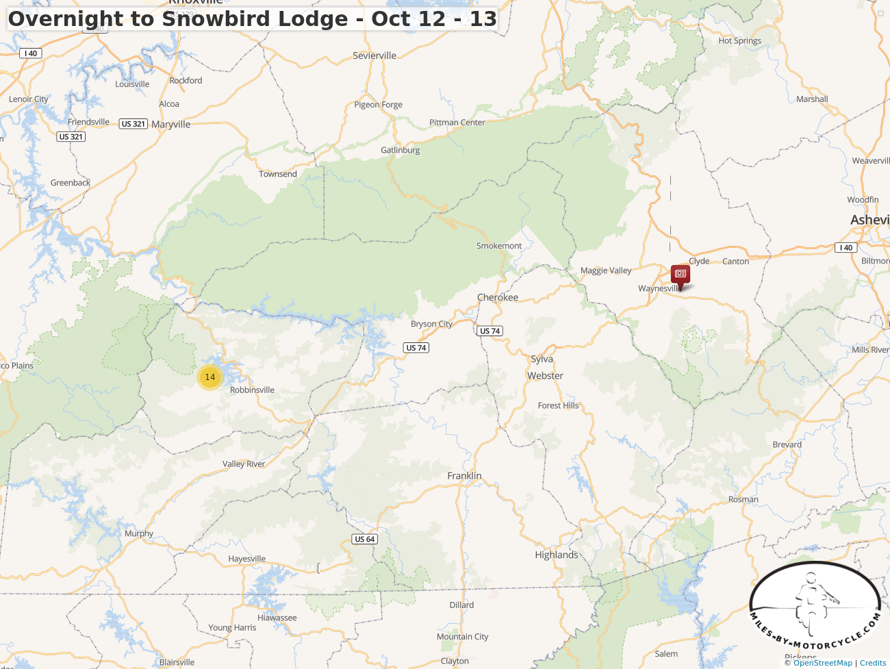 Overnight to Snowbird Lodge - Oct 12 - 13