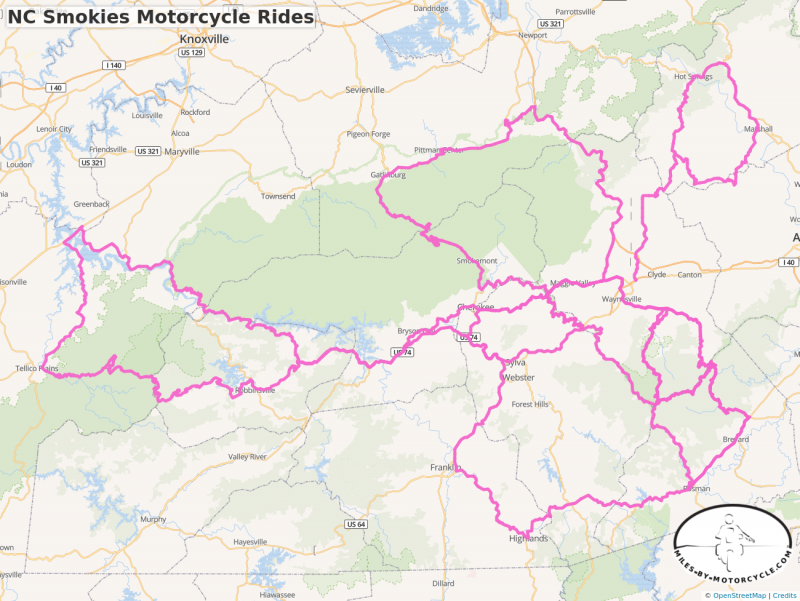 NC Smokies Motorcycle Rides