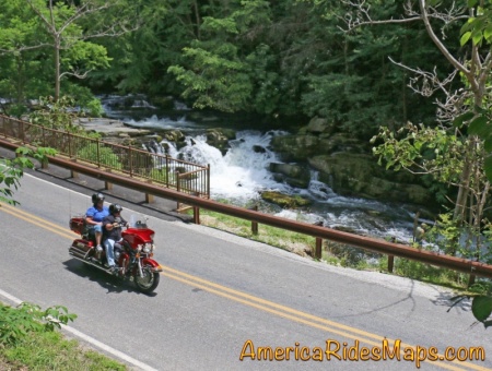 Wayah Road - Upper Nantahala River Cascades