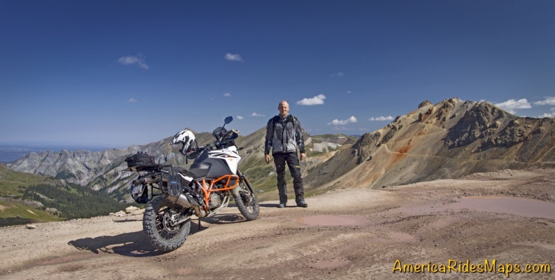 The Alpine Loop - Ash Brooks atop Engineer Pass