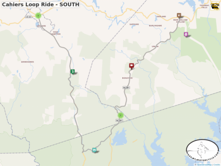 Cahiers Loop Ride - SOUTH