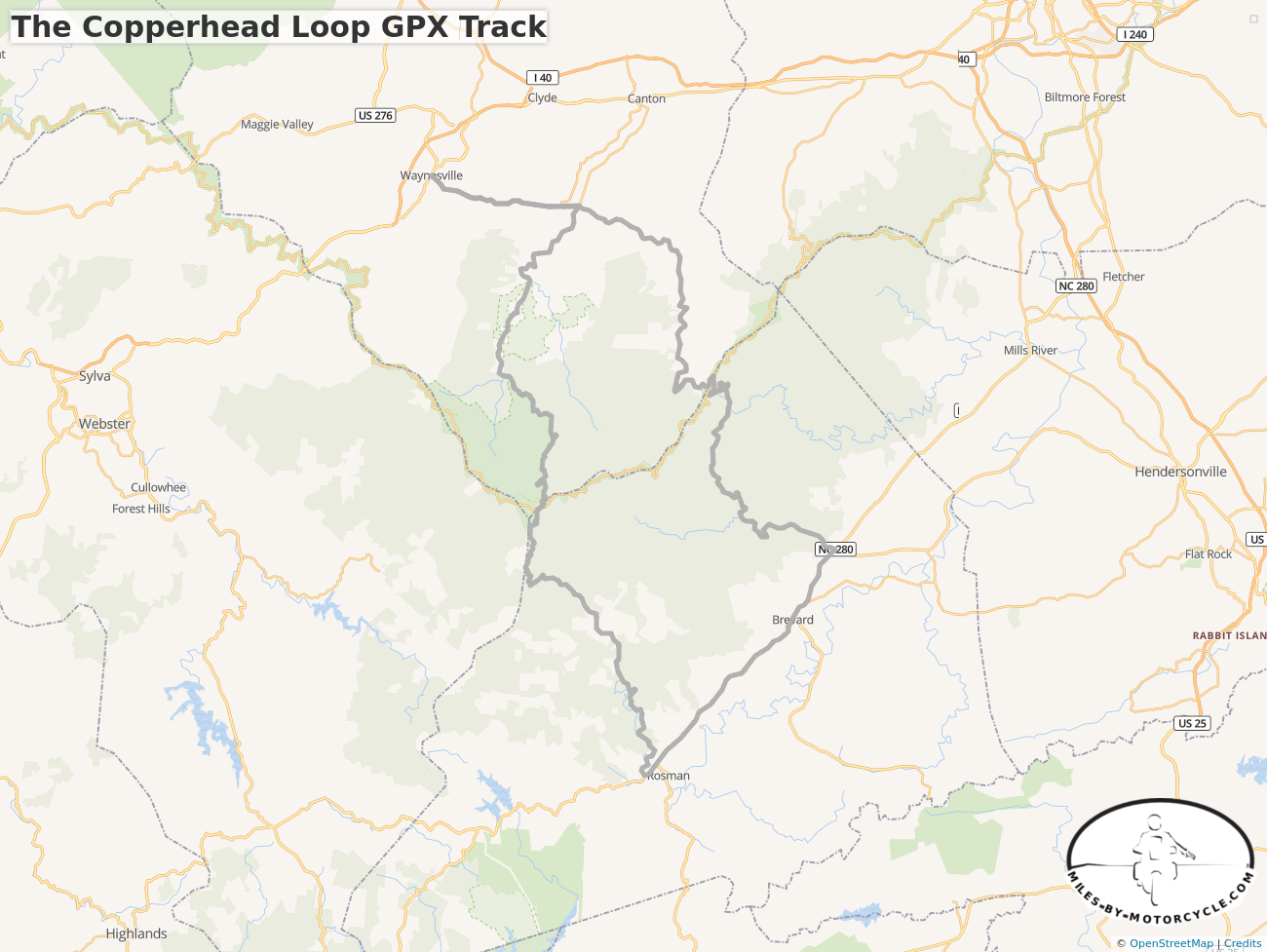 The Copperhead Loop GPX Track