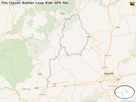 The Classic Rattler Loop Ride GPX file