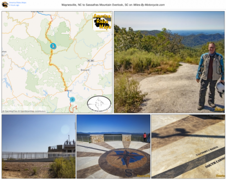 Waynesville, NC to Sassafras Mountain Overlook, SC