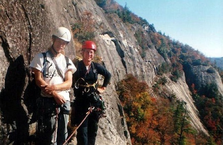 Climbing Whiteside Mountain