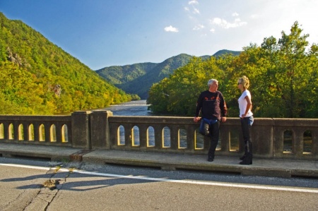 French Broad River, Hot Springs