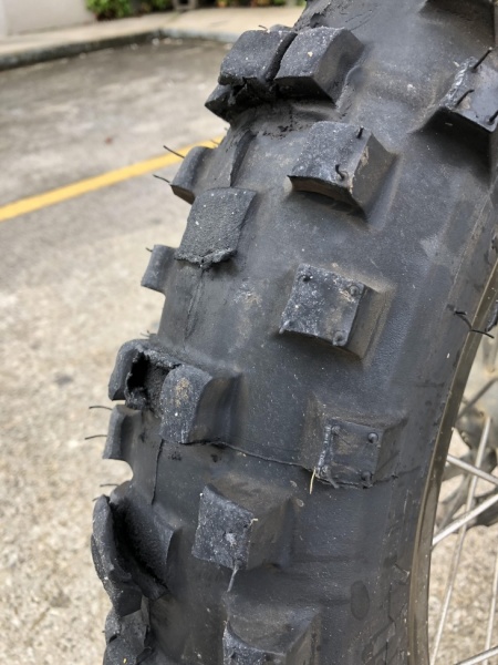 120 miles on this tire