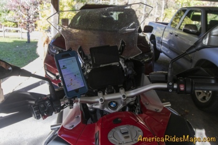 Phone on bike