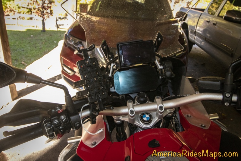 Ram Mount on bike