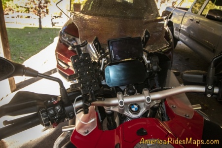 Ram Mount on bike