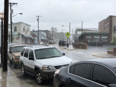 Downtown deluge