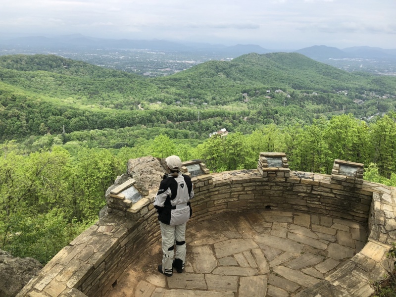 Mill Mountain Overlook on Roanoke Mountain Loop Road