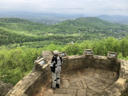 Mill Mountain Overlook on Roanoke Mountain Loop Road