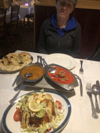 Curry for dinner on the way
