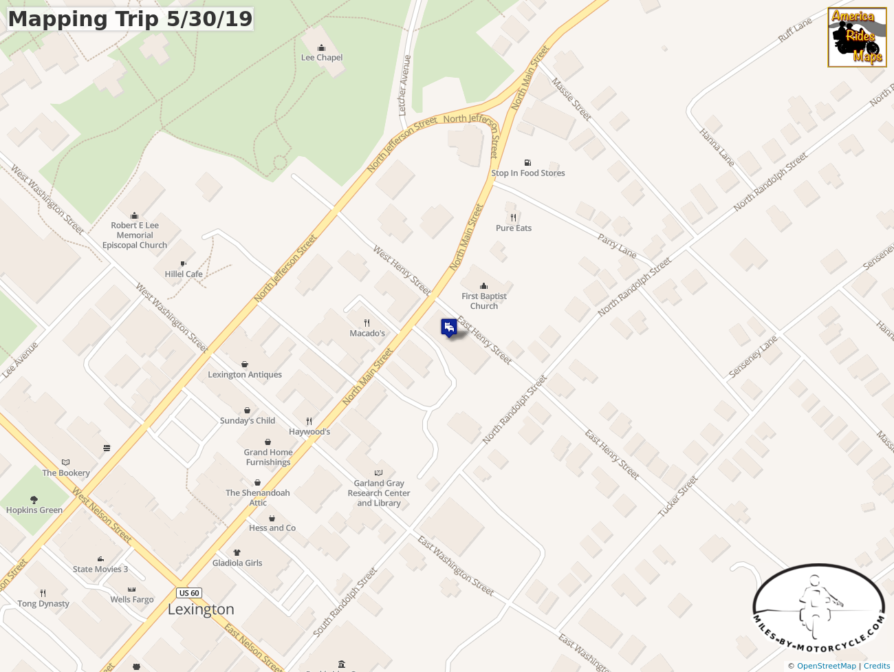 Mapping Trip 5/30/19