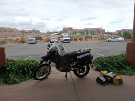 View from the Motel in Bluff