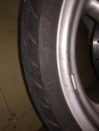 1999 R1100S Front Tire Size