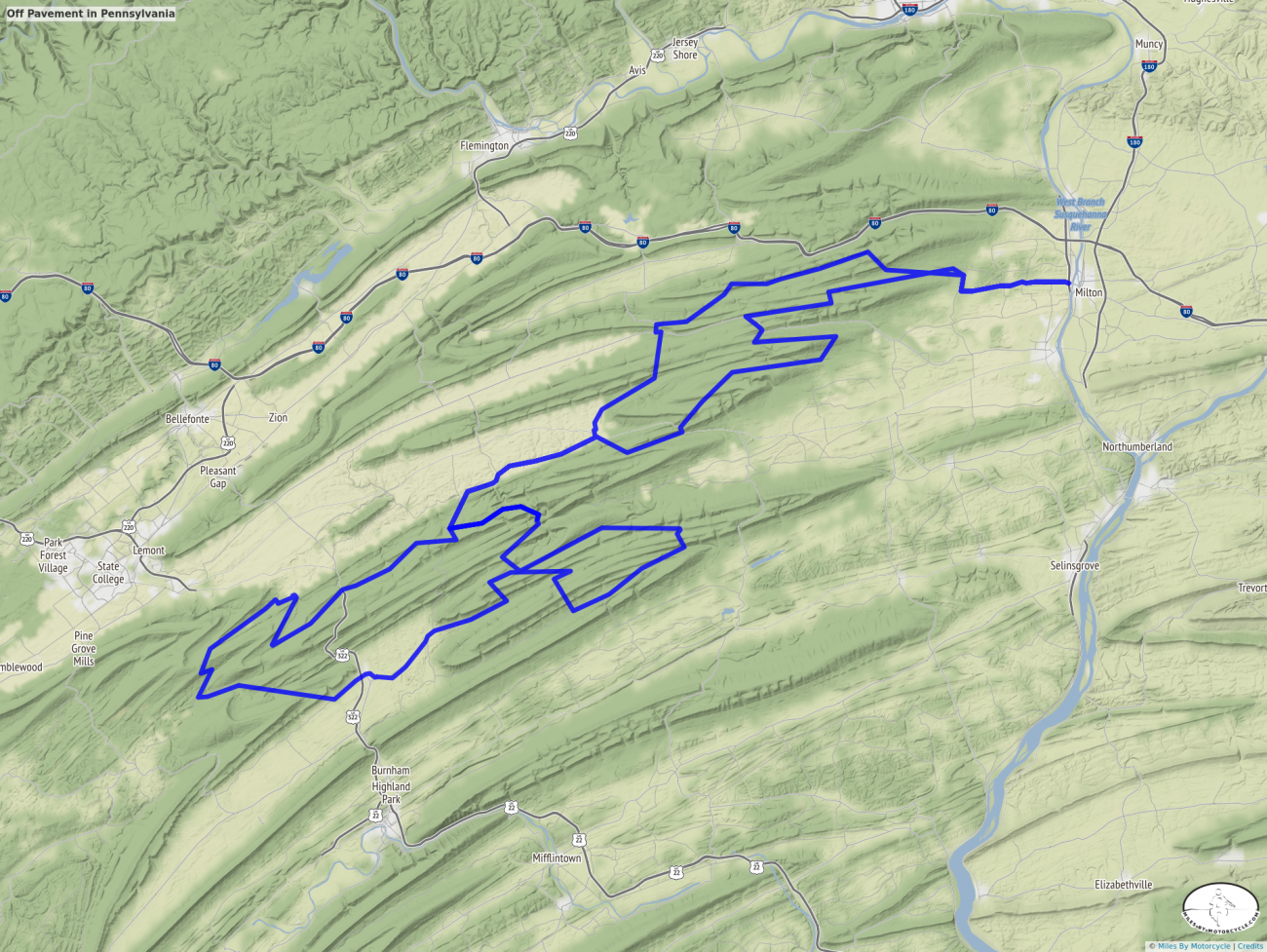Off Pavement in Pennsylvania