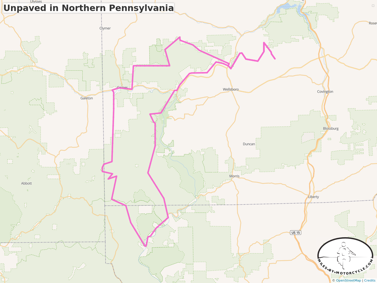 Unpaved in Northern Pennsylvania