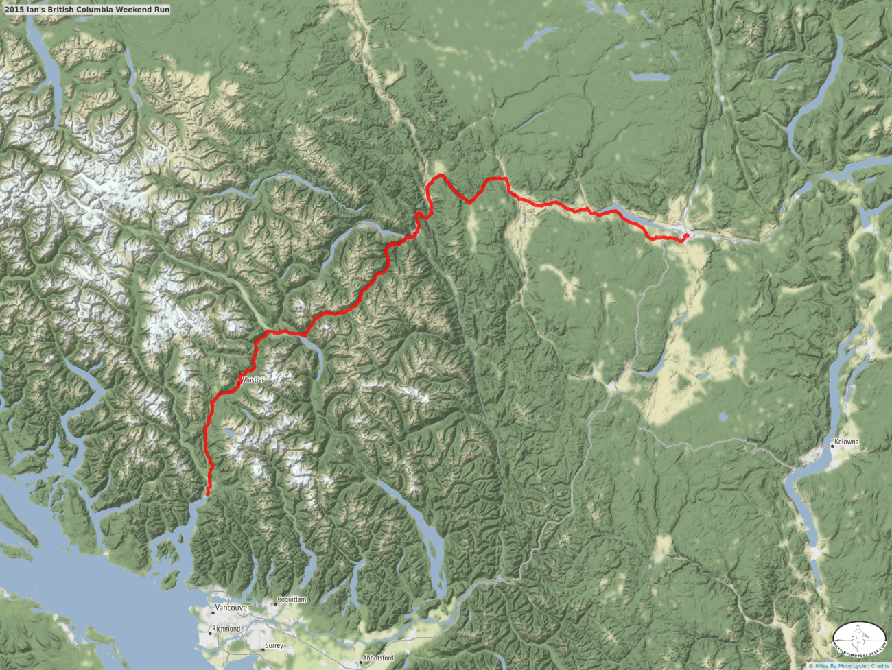 2015 Ian's British Columbia Weekend Run