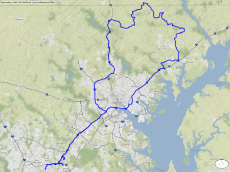November 2015 Fall Hartford County Maryland Ride