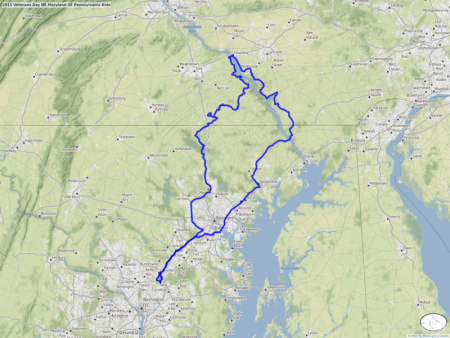 2015 Veterans Day NE Maryland SE Pennsylvania Ride