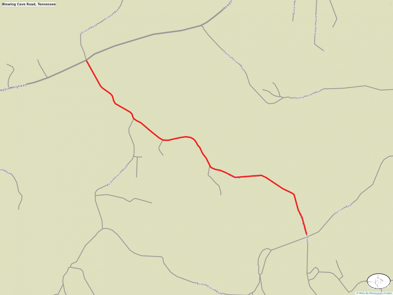 Blowing Cave Road, Tennessee