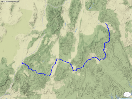 Utah 12 14 recommended road