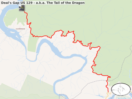 Deal's Gap US 129 - a.k.a. The Tail of the Dragon