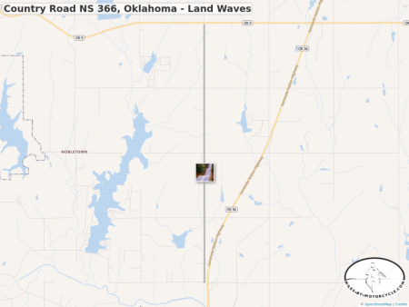 Country Road NS 366, Oklahoma - Land Waves