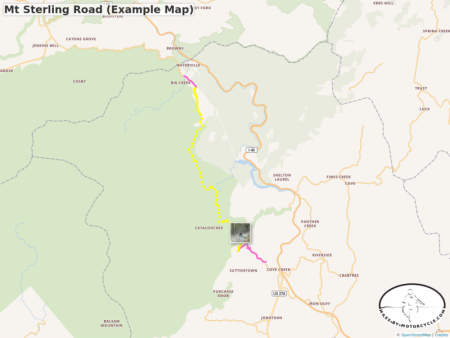Mt Sterling Road (Example Map)