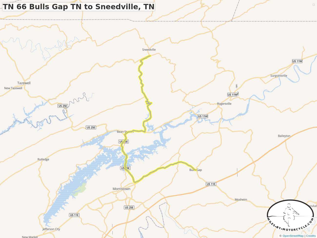 TN 66 Bulls Gap TN to Sneedville, TN