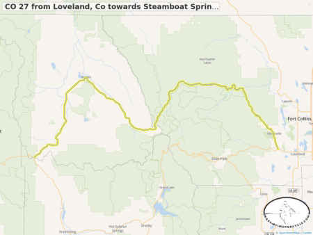 CO 27 from Loveland, Co towards Steamboat Springs, CO