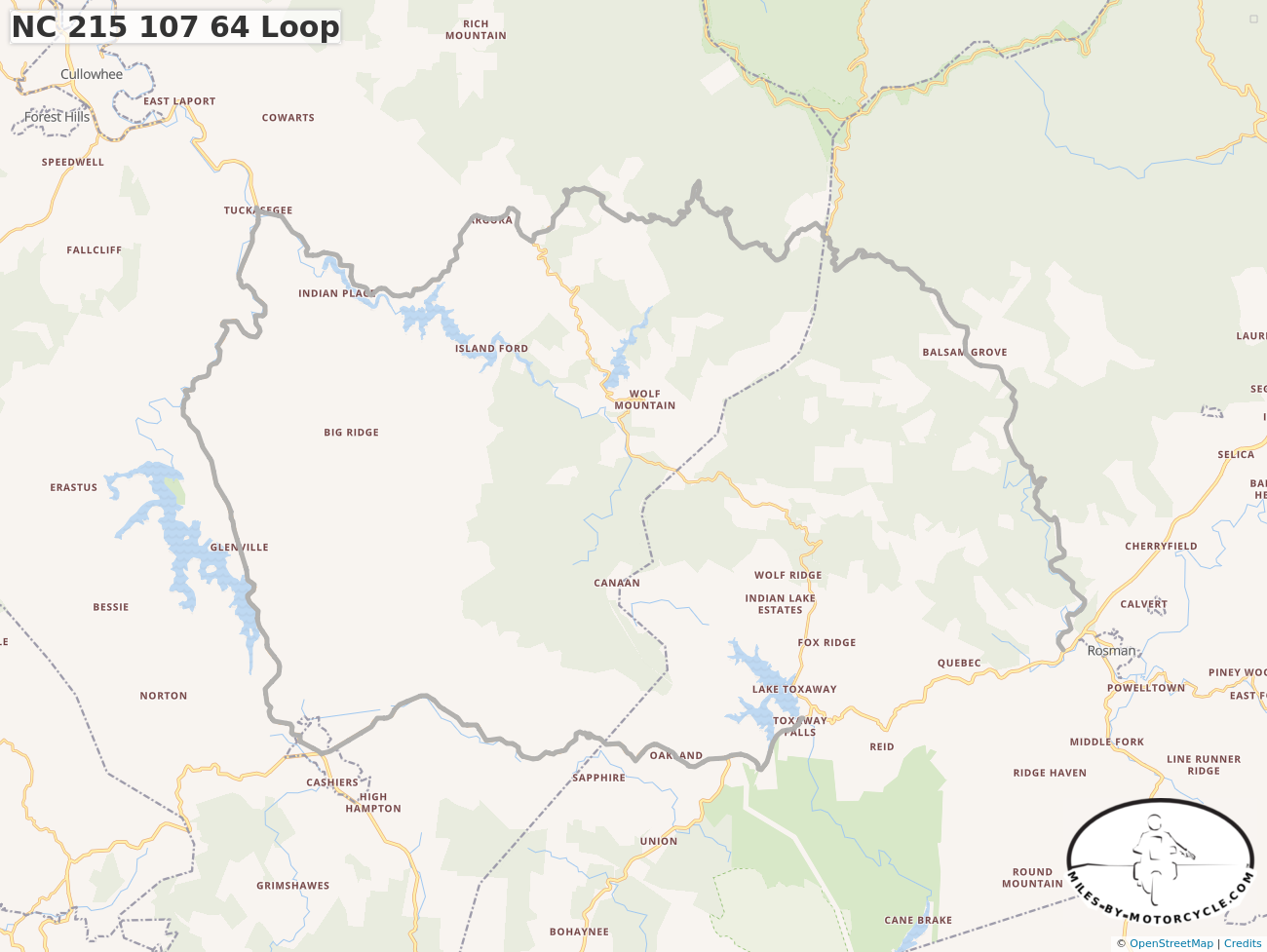 NC 215 107 64 Loop