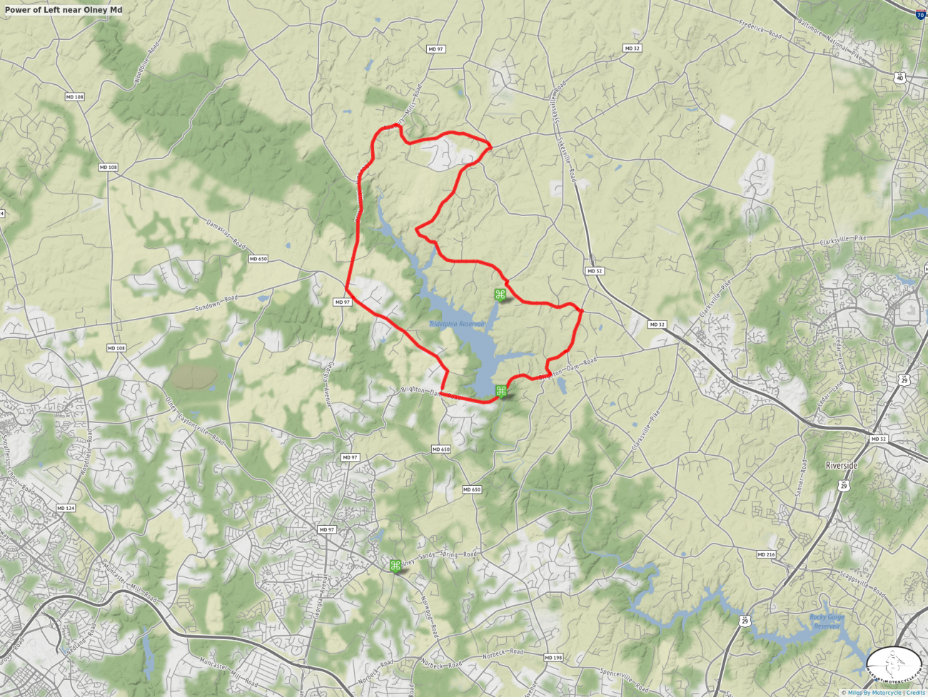 Power of Left near Olney Md