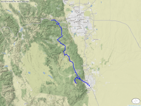 2013 Gap to Seattle Trip : Day 6 : Pikes Peak