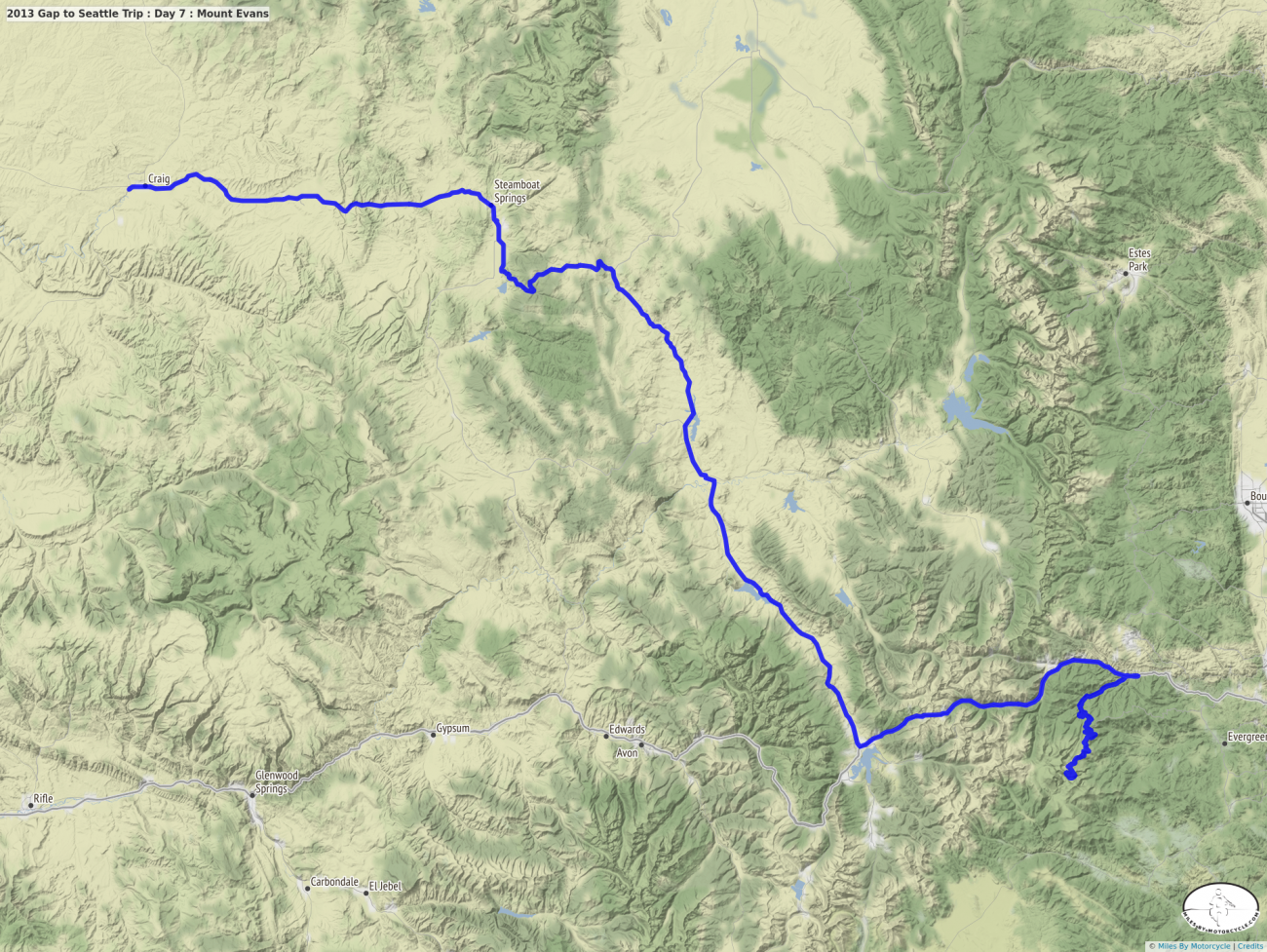 2013 Gap to Seattle Trip : Day 7 : Mount Evans