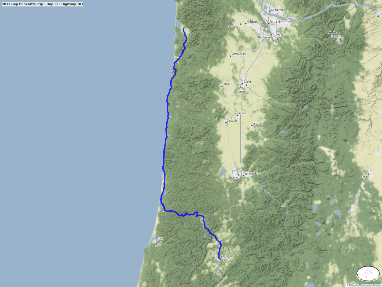 2013 Gap to Seattle Trip : Day 11 : Highway 101 