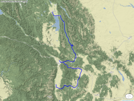 2013 Gap To Seattle Trip : Day 18? : Off Road