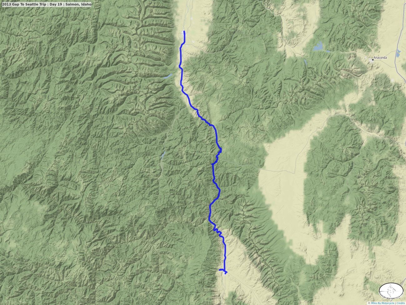 2013 Gap To Seattle Trip : Day 19 : Salmon, Idaho